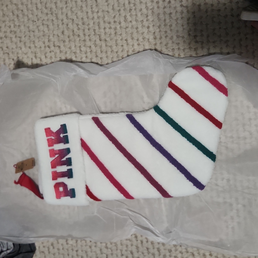 Victoria's Secret pink stocking